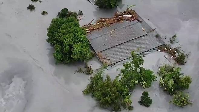 6살 아이가 구출된 집 [핑둥소방서 제공]