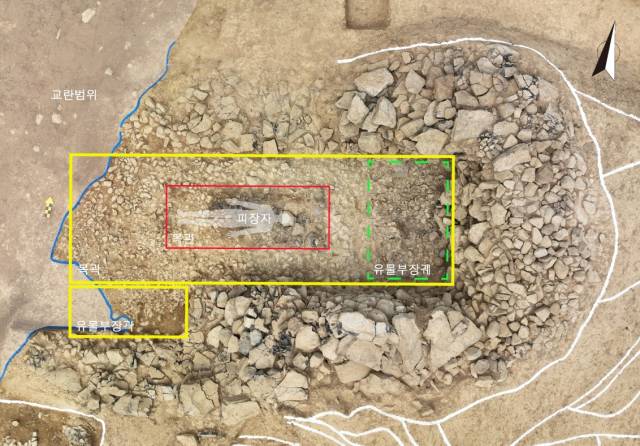 ▲영천 완산동 고분군 발굴조사 설명회 (수장묘 사진)ⓒ영천시청 제공