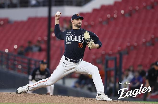 ▲ 와이스는 올 시즌 4번째 200탈삼진 대열에 5개 만을 남겨두고 있다 ⓒ한화이글스