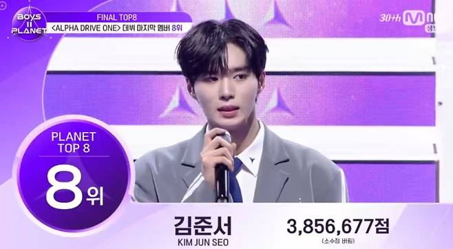 ‘보이즈 2 플래닛’ 김준서 데뷔 확정, 마지막 8번째 멤버