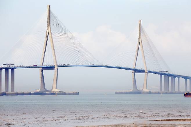 인천대교 전경./인천경제청