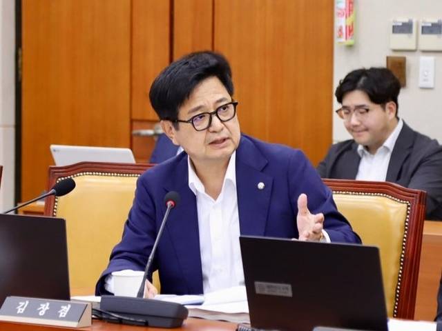 국회 과학기술정보방송통신위원회 소속 김장겸 국민의힘 의원.<김장겸 국회의원실 제공 사진>