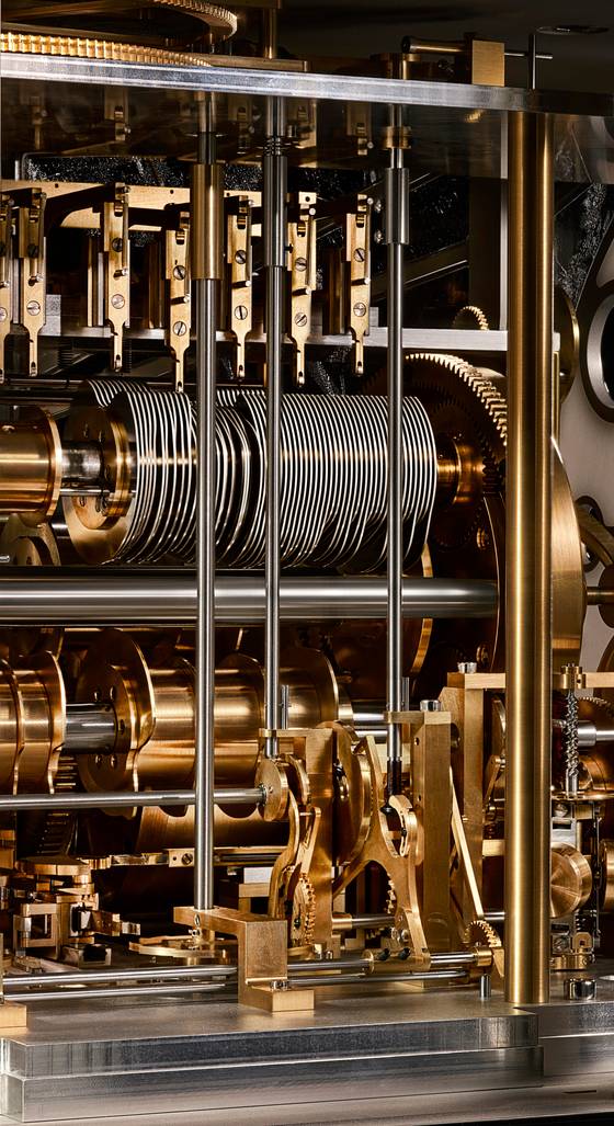 오토마통을 움직이는 태엽통에서 동력을 받아 소리를 내는 음악 장치. 사진 바쉐론 콘스탄틴