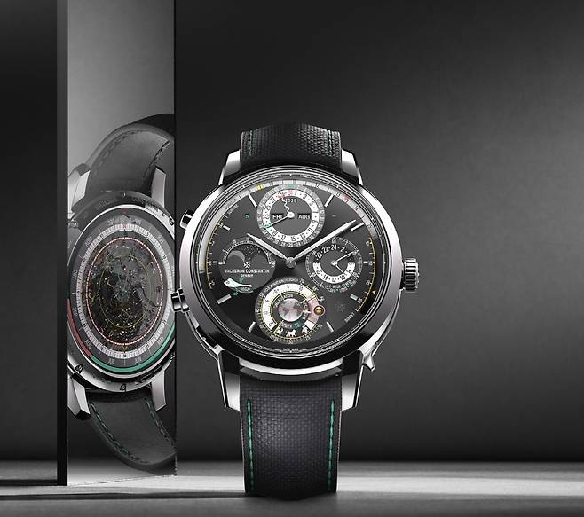 지난 4월 발표한 캐비노티에 솔라리아 울트라 그랜드 컴플리케이션-라 프리미에르. 41개 기능을 갖춰 세계에서 가장 복잡한 시계 타이틀을 기록했다. 사진 바쉐론 콘스탄틴