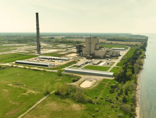 미국 뉴욕주 바커에 위치한 암호화폐 채굴업체 테라울프(TeraWulf) 데이터선터 전경. [출처=테라울프]