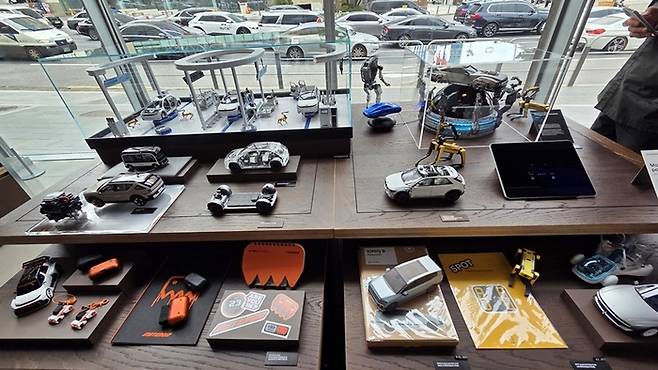 현대 모터스튜디어 서울 1층 전시물 [사진촬영=최기성 매경 디지털뉴스룸 기자]