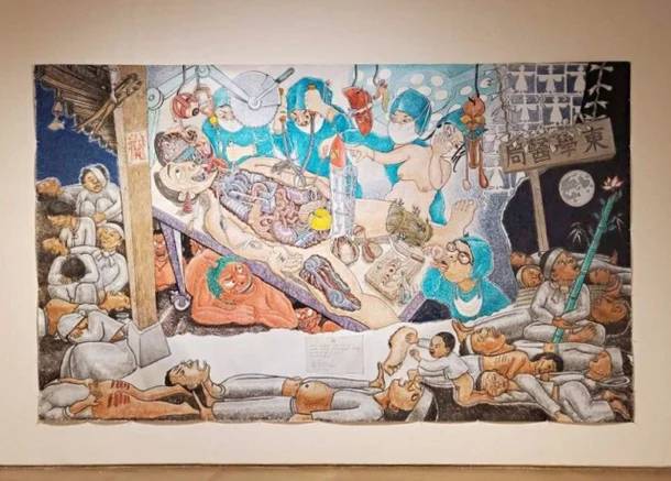 홍성담 작가의 ‘동학의국’. [대경미술연구원]