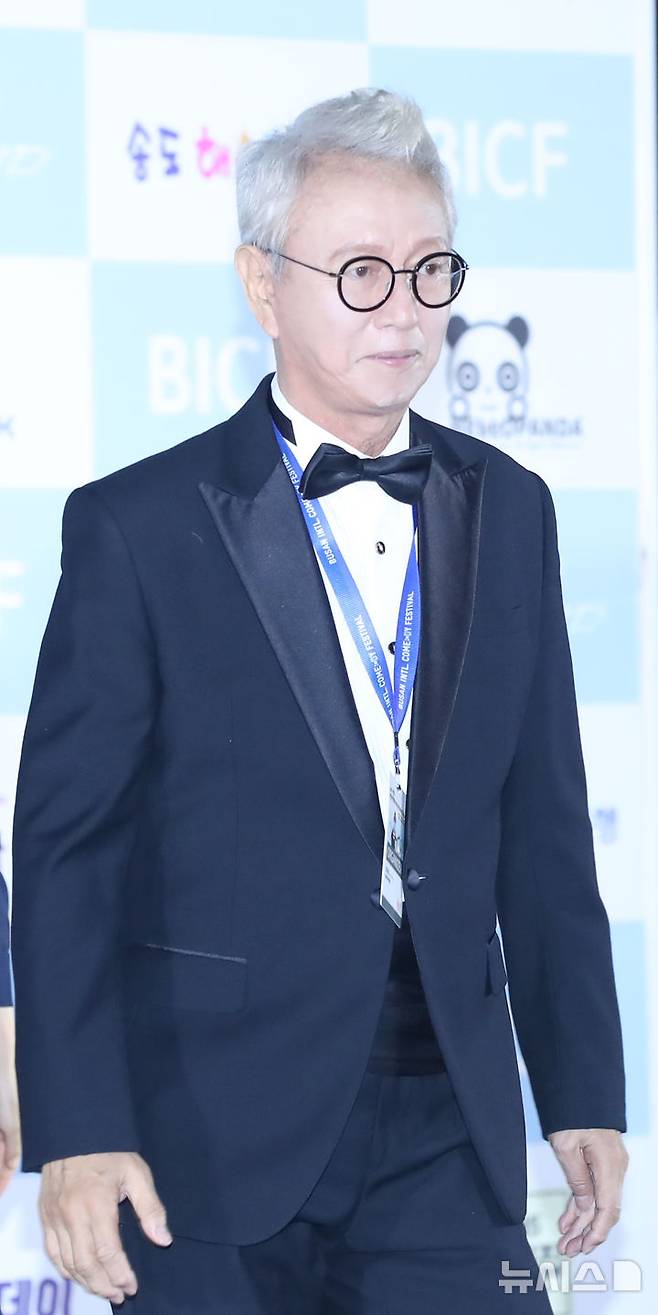 [서울=뉴시스] 2019년 8월 열린 제7회 부산국제코미디페스티벌 개막식에 참석한 전유성의 모습. (사진=뉴시스 DB) 2025.09.25. photo@newsis.com