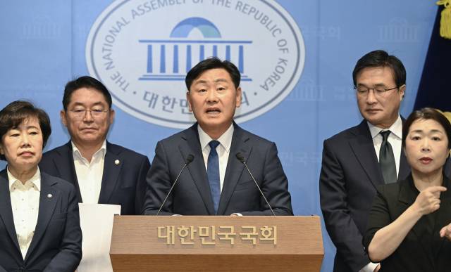 ▲김관영 전북지사가 25일 국회에서 제2중앙경찰학교의 최적지는 전북 남원이라고 강하게 주장하고 있다. ⓒ전북자치도