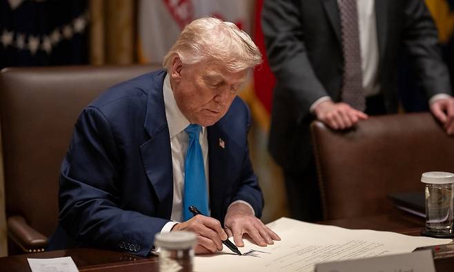 도널드 트럼프 대통령. 백악관 인스타그램 계정