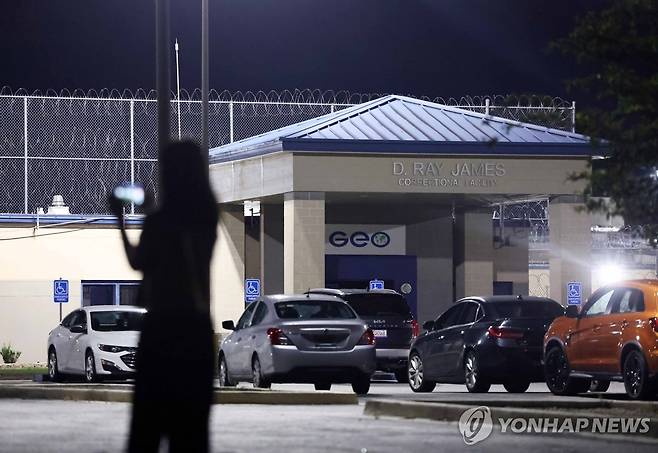 조지아주 포크스턴 이민세관단속국 구금시설 [연합뉴스 자료사진 재판매 및 DB금지] 미국 당국의 이민단속으로 체포된 현대차-LG엔솔 배터리공장 건설 현장 직원 이씨가 수감돼 있는 조지아주 포크스턴의 이민세관단속국(ICE) 구금시설. [연합뉴스 자료사진] 2025.9.10 mon@yna.co.kr