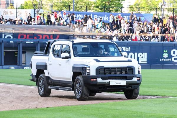 KIA 자동차에서 나온 차종 '타스만'. 현재 양현종의 차이기도 하다. (사진=KIA 타이거즈)