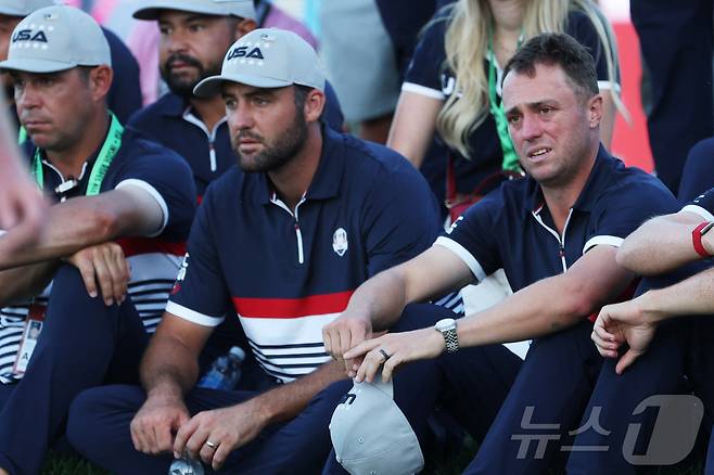 라이더컵에 참가한 미국 대표팀 선수들.ⓒ AFP=뉴스1