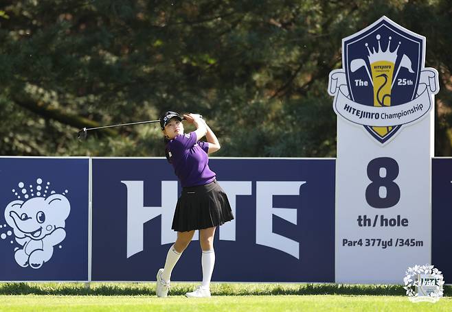 노승희가 하이트진로 챔피언십 3라운드 선두로 올라섰다. (KLPGA 제공. 재판매 및 DB 금지) 2025.9.26/뉴스1