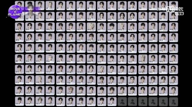 ‘보이즈 2 플래닛’ 160명 참가자. 사진 | Mnet ‘보이즈 2 플래닛’