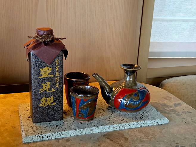 객실 곳곳에 미야코지마의 숨결이 물씬. /조유미 기자