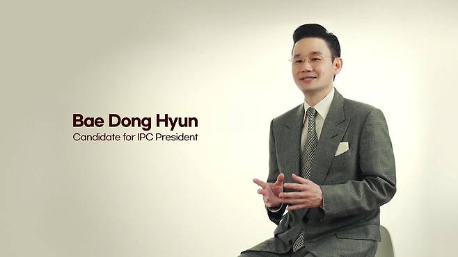 IPC 위원장에 도전장을 내밀었던 배동현 BDH 재단 이사장. 대한장애인체육회 제공