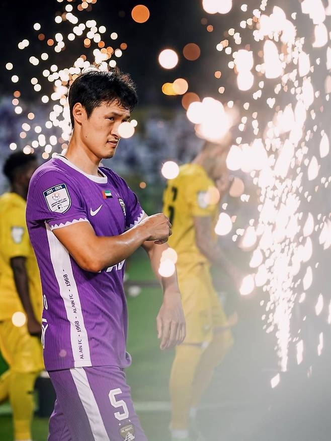 알 아인 미드필더 박용우. 사진=알 아인 SNS