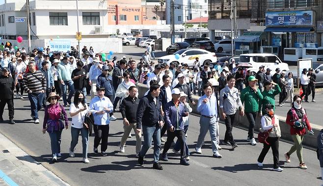 지난 4월 열린 2025년 제1회 차없는 거리 걷기 축제.
