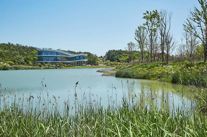 ▲ 해남 솔라시도 '산이정원'에 있는 '물이정원' [산이정원]