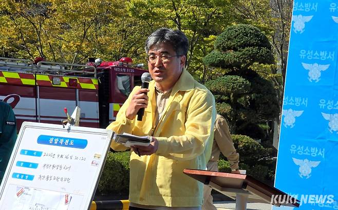 27일 이상민 행정안전부 국가정보자원관리원 운영기획관. 사진=명정삼 기자.