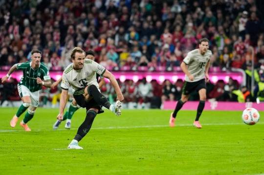 페널티킥 골 넣는 케인. 사진[AP=연합뉴스]