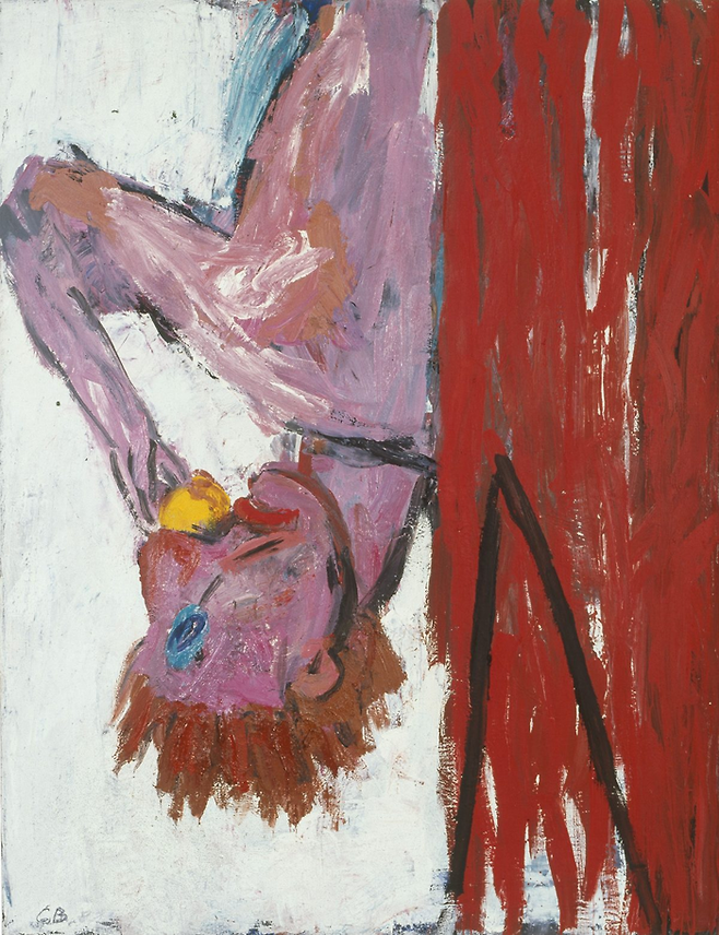 게오르그 바첼리츠 [Orangenesser IV] ©Pinakothek der Moderne