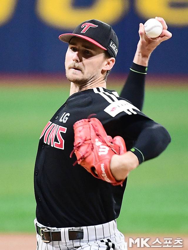 톨허스트는 27일 대전 한화전에서 LG의 승리를 이끌 수 있을까. 사진=김영구 기자