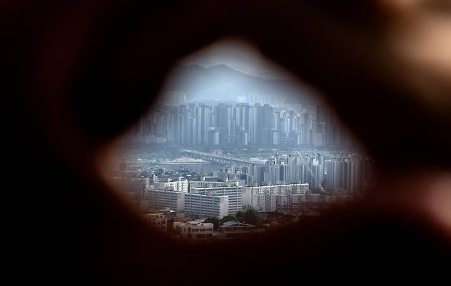 사진은 서울 남산에서 바라본 용산 및 강남 아파트의 모습 [헤럴드DB]