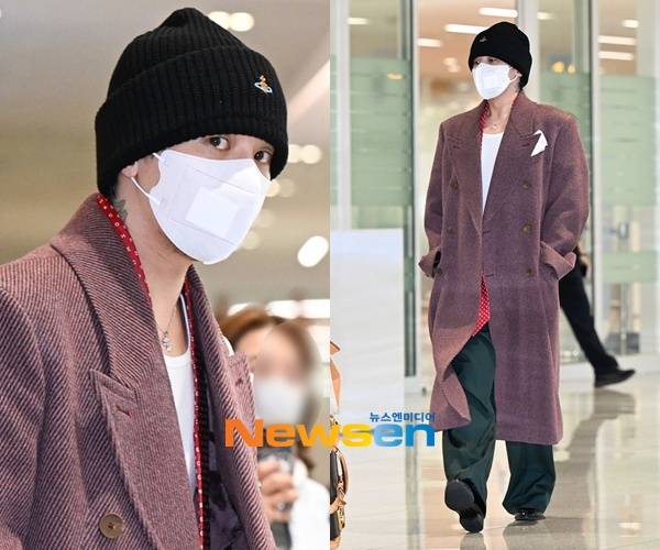 해외 일정을 마치고 입국하는 지드래곤