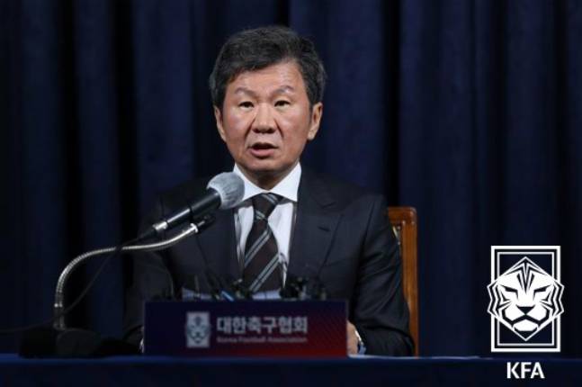 정몽규 대한축구협회장. /사진=대한축구협회 제공