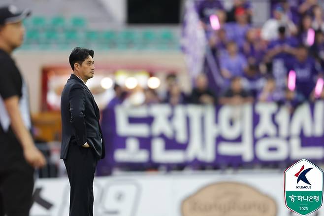 유병훈 FC안양 감독. /사진=한국프로축구연맹 제공