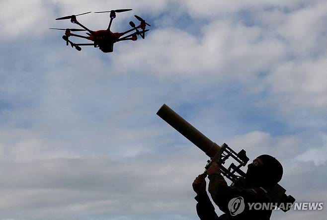 독일군 안티드론 시범 [로이터 연합뉴스 자료사진. 재판매 및 DB 금지]