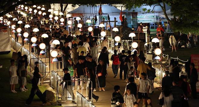 9월 26일부터 28일까지 3일간 해미읍성 일원에서 진행된 제22회 서산해미읍성축제 개최 모습(사진=서산시 제공)