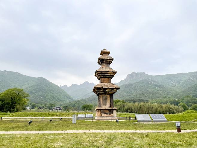 봄 월남사지 석탑