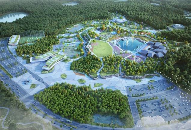 제주신화역사공원의 테마공원인 J지구 조감도.