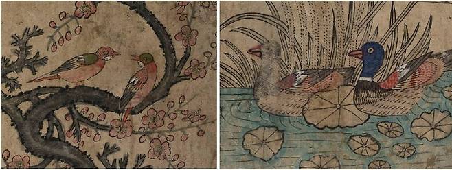 가회민화박물관 소장 화조도 (가회민화박물관 제공)