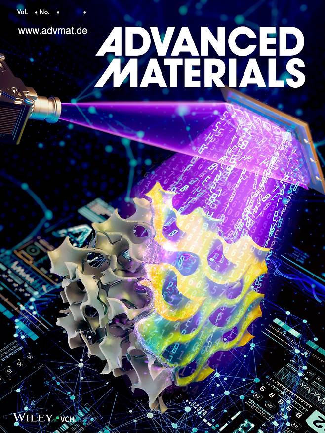 김미소 한국과학기술원(KAIST) 기계공학과 교수 연구진이 빛을 이용해 액체 상태의 소재를 굳혀 구조물을 만드는 ‘광경화 3D 프린팅’의 내구성을 높이는 기술을 개발했다. 이 연구 논문은 재료 분야 국제 학술지 ‘어드밴스드 머티리얼즈(Advanced Materials)’ 온라인판에 지난 7월 게재됐으며, 이달 표지 논문으로 선정됐다./Advanced Materials