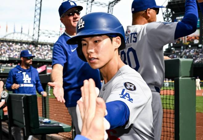 미국프로야구 메이저리그(MLB) 로스앤젤레스(LA) 다저스에서 뛰는 김혜성(26)이 정규시즌 마지막 경기에서 홈런을 쳤다. /사진=LA다저스 공식 인스타그
