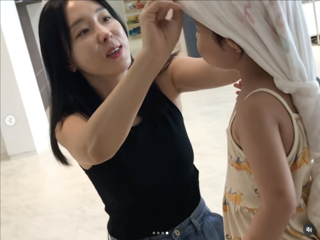 이지혜가 공동육아 현장을 공개했다. / 이지혜 인스타그램