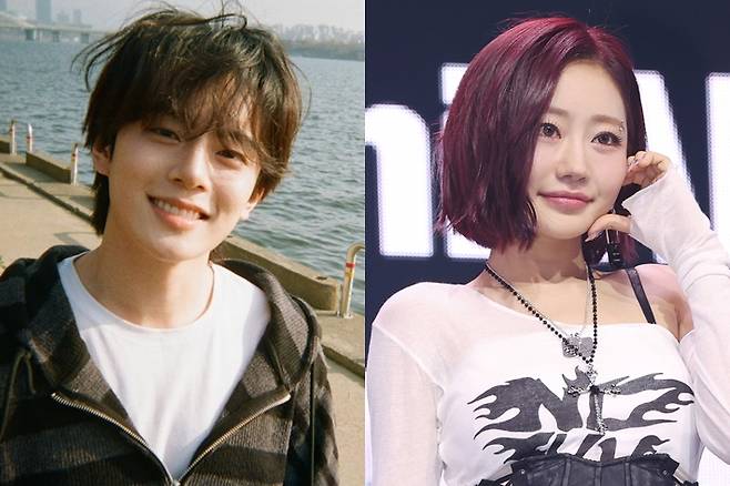 왼쪽부터 베리베리 강민, 키스오브라이프 쥴리. 베리베리 공식 페이스북/연합뉴스