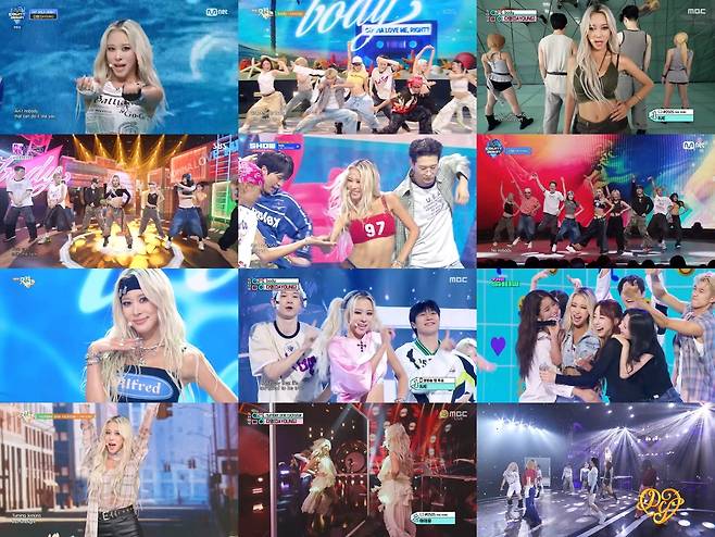 SBS funE ‘더쇼’, MBC M, MBC every1 ‘쇼! 챔피언’, Mnet ‘엠카운트다운’, KBS2 ‘뮤직뱅크’, MBC ‘쇼! 음악중심’, SBS ‘인기가요’ 방송 화면 캡처