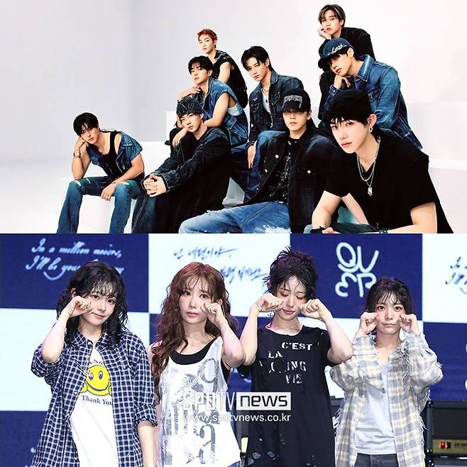 ▲ 더보이즈(위), QWER. ⓒ곽혜미 기자, 원헌드레드