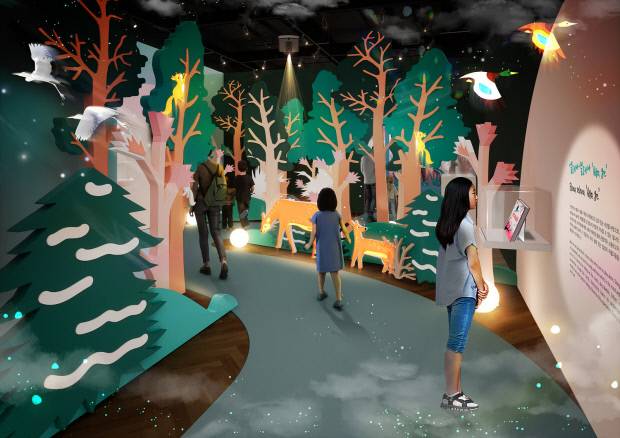 현재 도지사 집무실이 후관으로 이전한 뒤 본관에 설치될 공공의 방 조감도.  <충북도 제공>