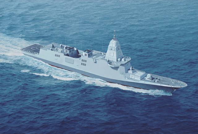 한국형 차기구축함(KDDX) 조감도. HD현대중공업 제공