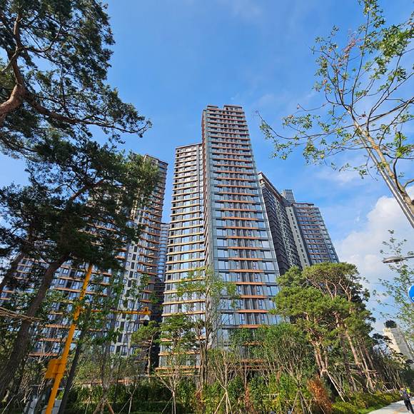 래미안 원펜타스 전경. [사진=이효정 기자]