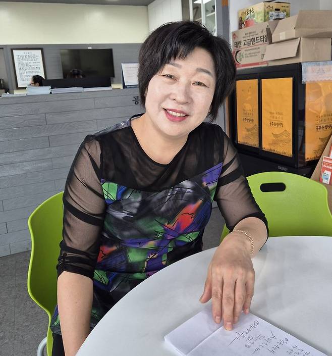 [공주=뉴시스] 김화영 공주산성시장 상인회장 직무대행(수석부회장).  *재판매 및 DB 금지