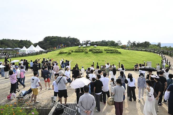 양주시는 지난 27일 '제 7회 천만송이 천일홍 축제'에서 시민 참여형 홍보 프로그램을 운영했다고 밝혔다. ⓒ양주시 제공