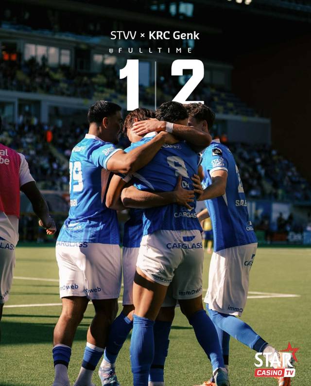 최종 스코어. /사진=KRC헹크 SNS