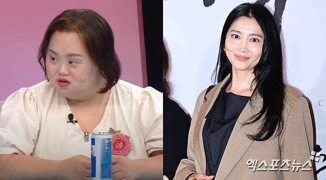 정은혜(왼쪽), 오윤아(오른쪽)